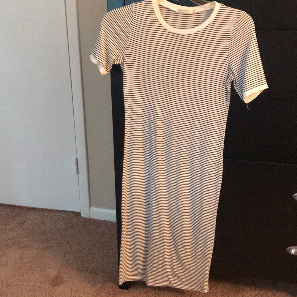 Sweetheart dress mid-calf length